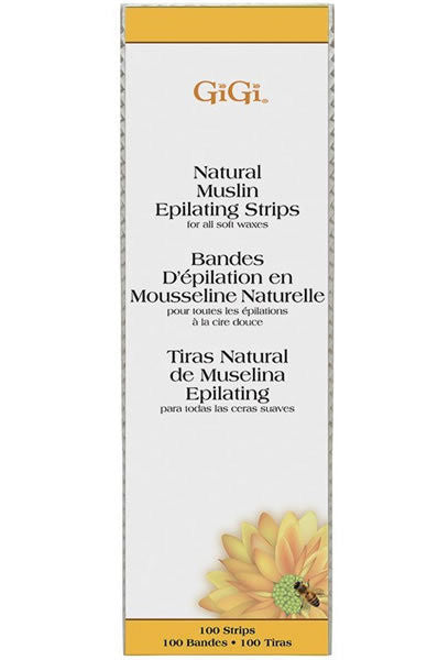 GIGI   Natural Muslin Epilating Strips #0610 [100Strips]