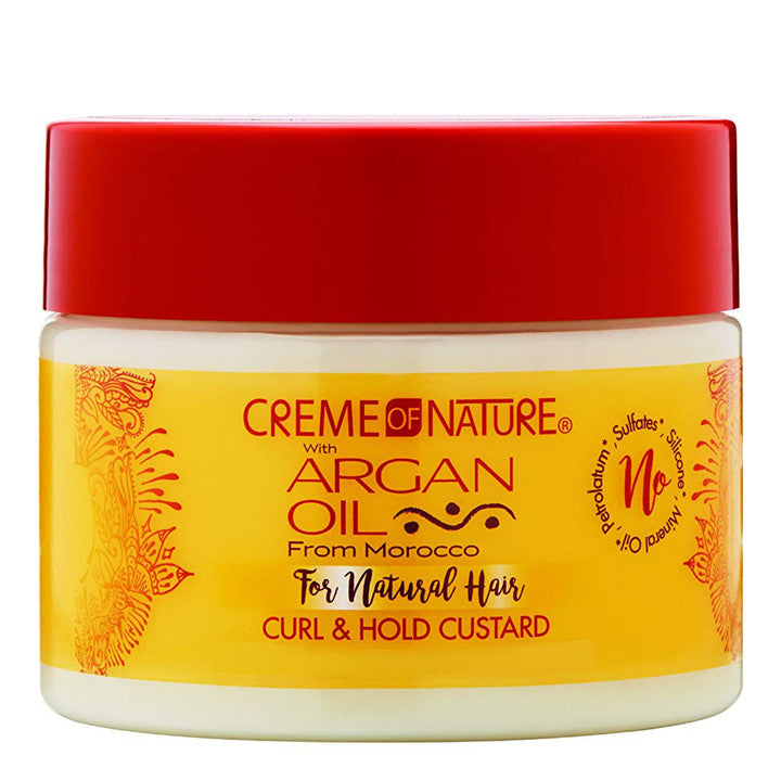 CREME OF NATURE Argan Oil Curl&Hold Custard (11.5oz)
