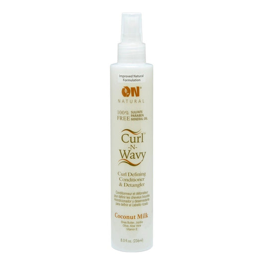 ON NATURAL Curl & Wavy Coconut Milk Conditioner & Detangler(8oz)