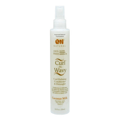 ON NATURAL Curl & Wavy Coconut Milk Conditioner & Detangler(8oz)