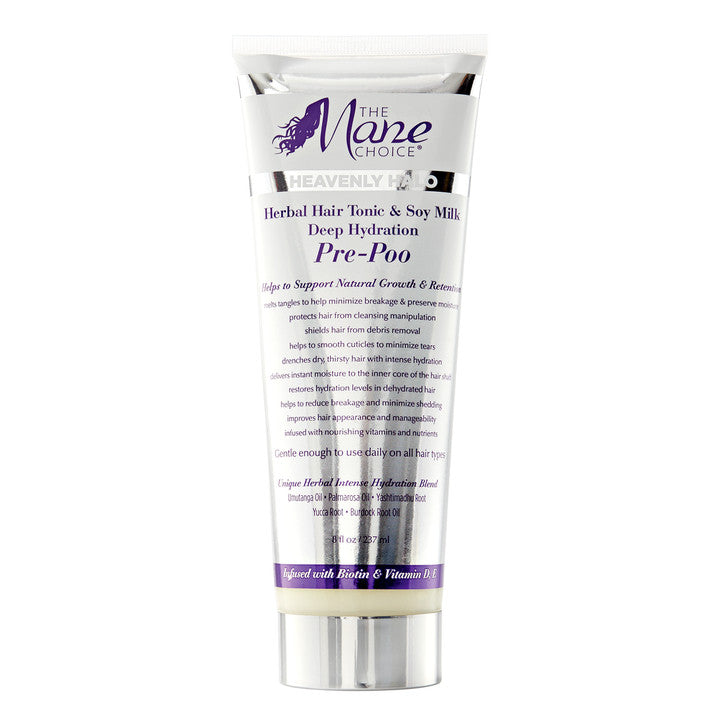 THE MANE CHOICE Heavenly Halo Herbal Hair Tonic & Soy Milk Deep Hydration Pre-Poo (8oz)