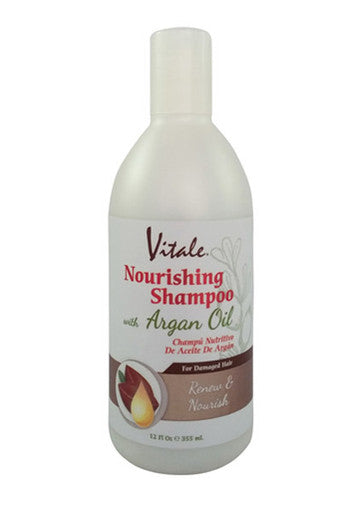 Shampooing nourrissant à l'huile d'argan VITALE (12oz)