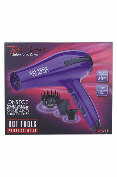 HOT TOOLS 1875W Turbo Ceramic Salon Ionic Dryer #7007CN