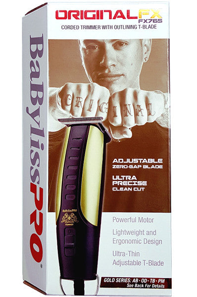 BABYLISS PRO Rob The Orignal Corded Trimmer with Outlining T-Blade #FX765C
