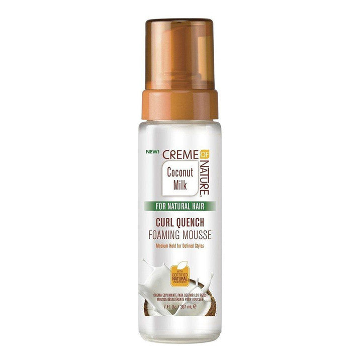 CREME OF NATURE Coconut Milk Curl Quench Foaming Mousse (7oz)