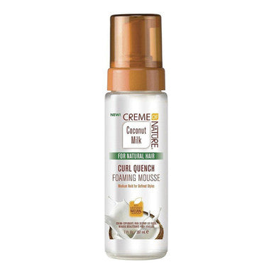CREME OF NATURE Coconut Milk Curl Quench Foaming Mousse (7oz)