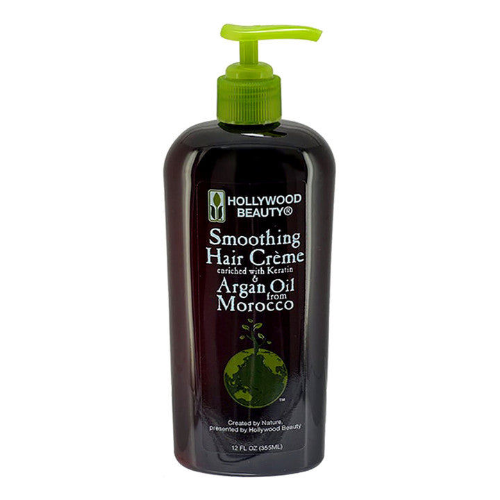 HOLLYWOOD BEAUTY Morocco Argan Oil Smoothing Hair Creme (12oz)