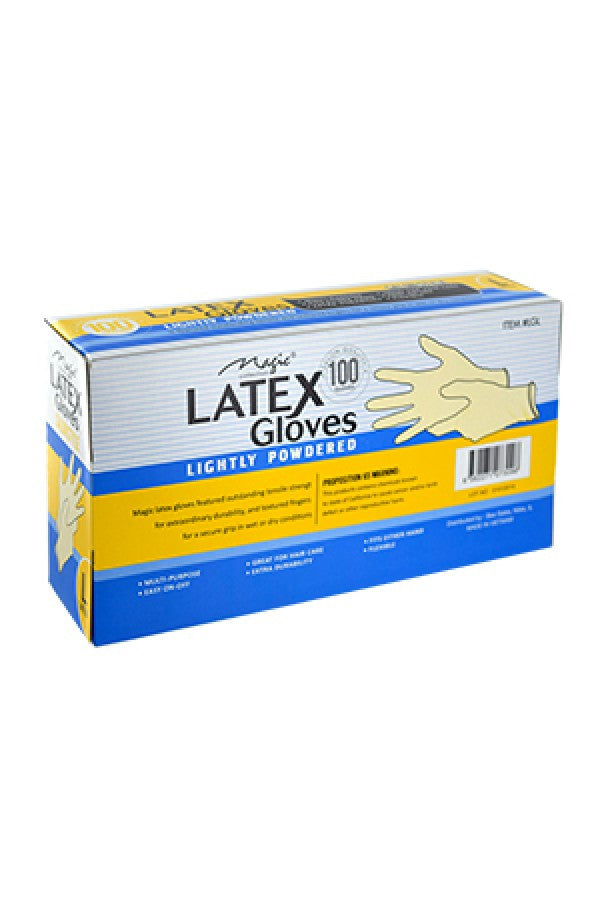 LGLMagic Natural Latex Gloves Large (100 pc)-box