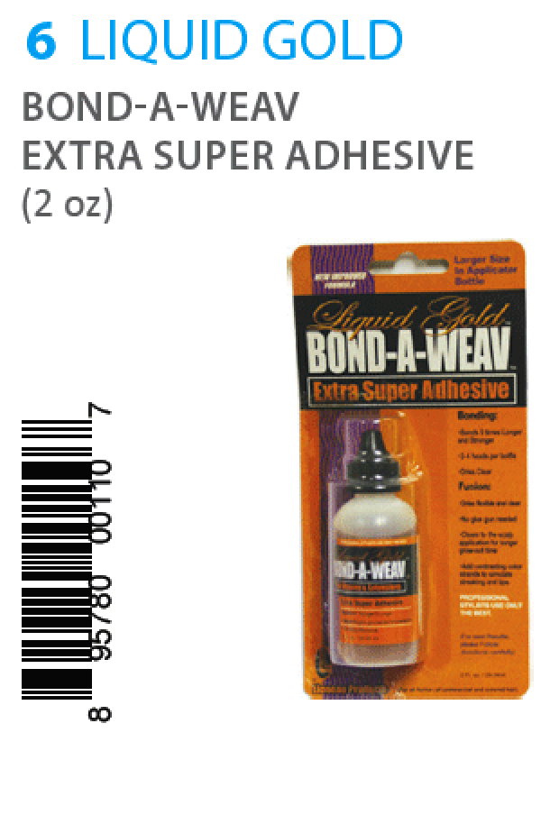 Liquid Gold-6 Clear Bonding Glue (2oz)