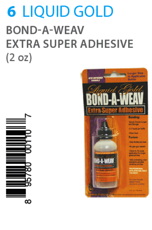 Liquid Gold-6 Clear Bonding Glue (2oz)