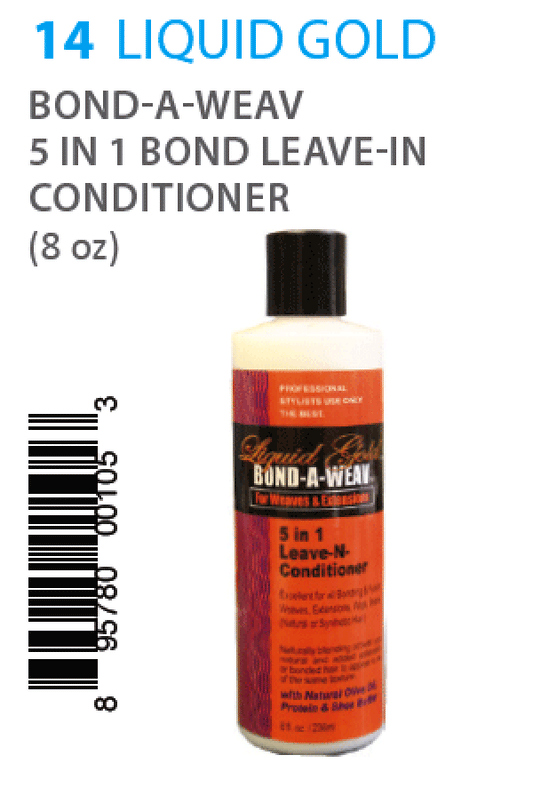 Liquid Gold-14 5 in 1 Bond Leave In Conditioner(8oz)