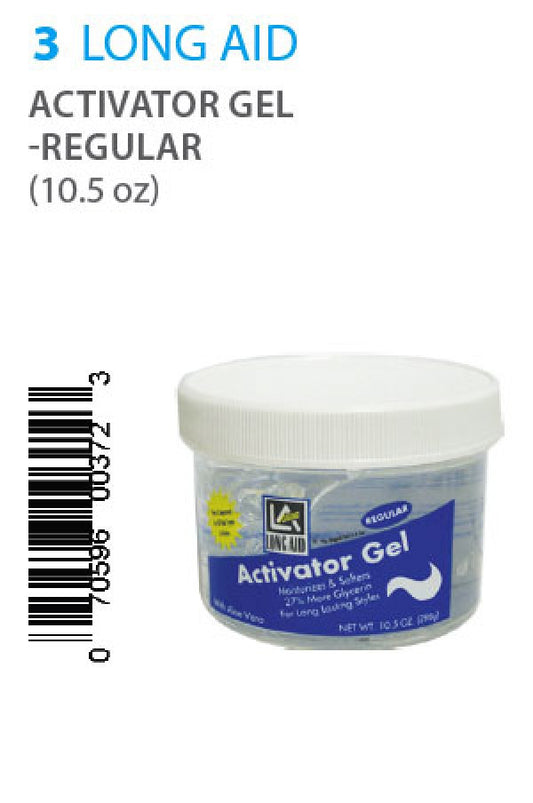 Long Aid-3 Act. Gel-Reg (10.5oz)jar