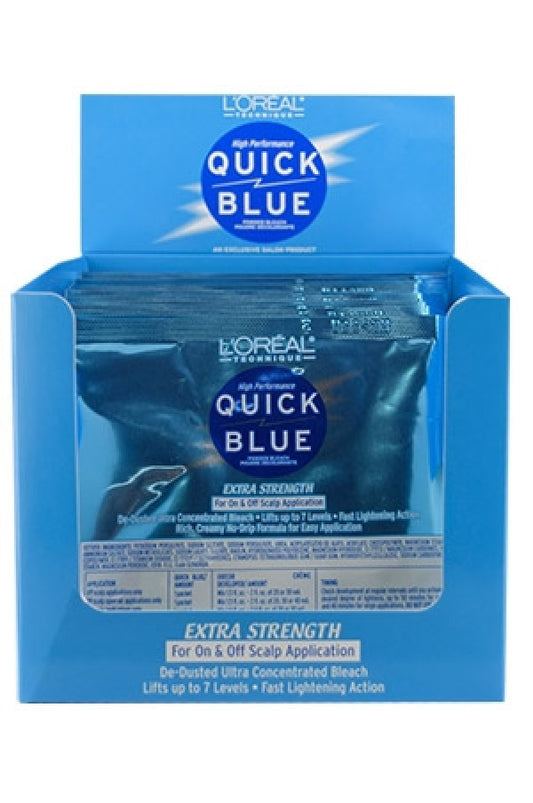 LOREAL-2Quick Blue Powder Bleach Packette (1 oz/12 pc/ds)