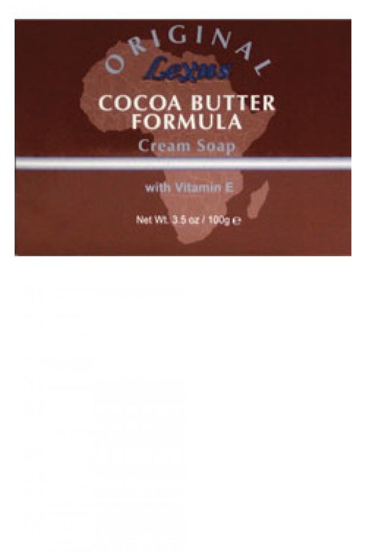 Lexus -2 Lexus Original Cocoa Butter Formula Cream Soap w/ Vitamin (100g)