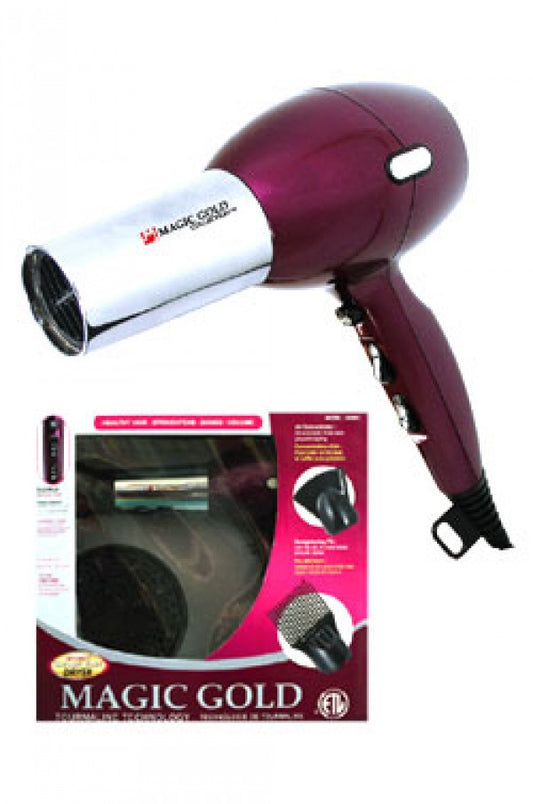 Magic Gold TOURMALINE TECHNOLOGY 1875W CERAMIC IONIC DRYER M3001