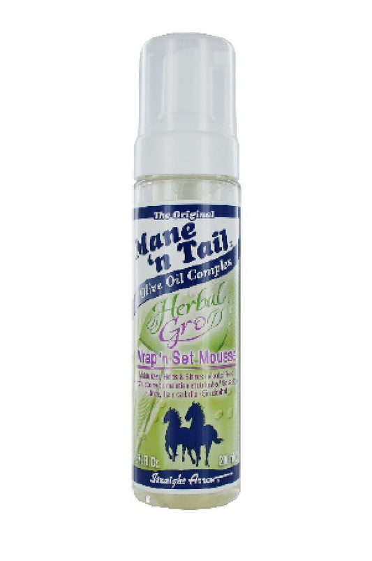 Mane'n Tail-10 Herbal Gro Wrap'n Set Mousse (6.76oz)