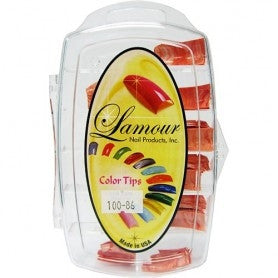 Lamour Marble Tips Light Orange 100-86