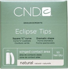 CND Eclipse Tips Natural 50 pk Size 10