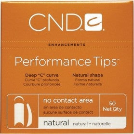CND Performance Tips Natural 50 pk Size 2