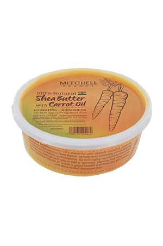 Mitchell-3 Shea Butter with Carrot Oil (8oz)-jar