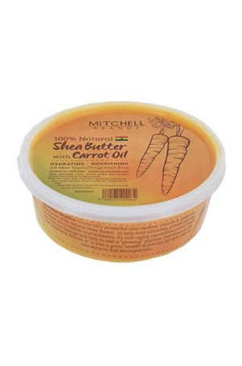 Mitchell-3 Shea Butter with Carrot Oil (8oz)-jar