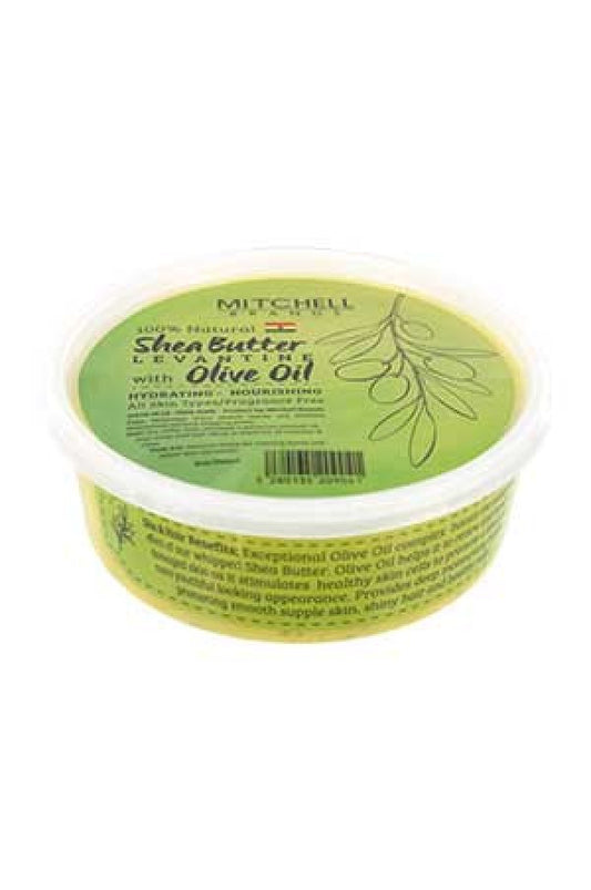 Mitchell-4 Shea Butter with Olive Oil (8oz)-jar