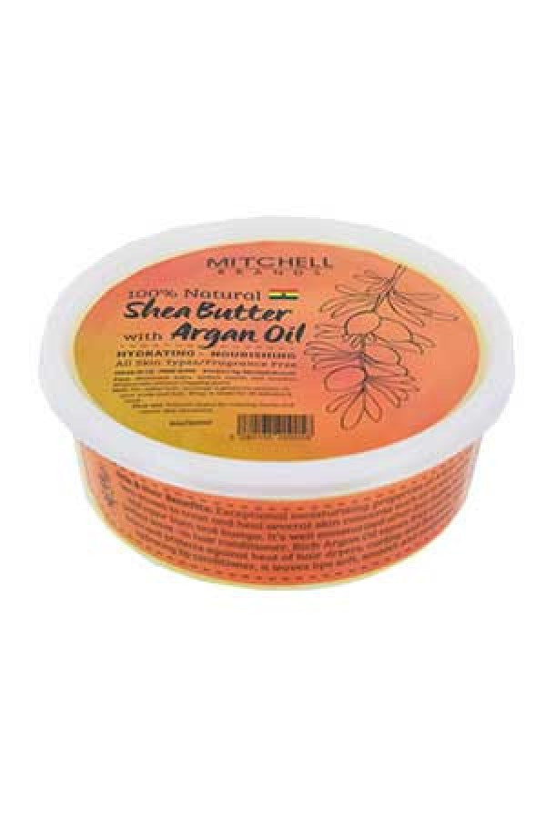 Mitchell-5 Shea Butter with Argan Oil (8oz)-jar