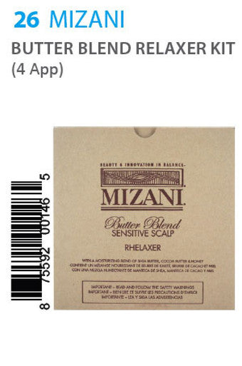 Mizani-26 Butter Blend Relaxer kit -4app