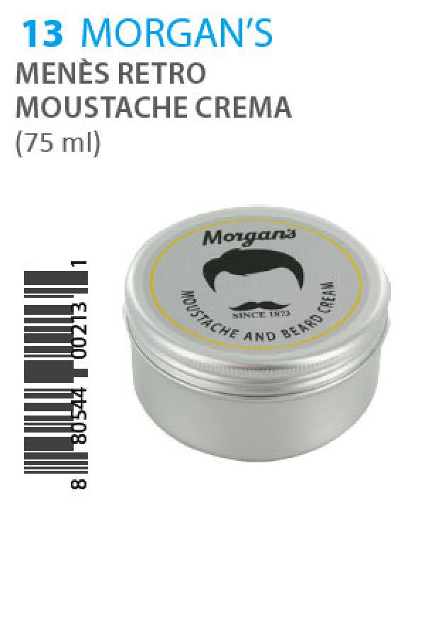 Morgan's-13 Men's Retro Moustache Creme