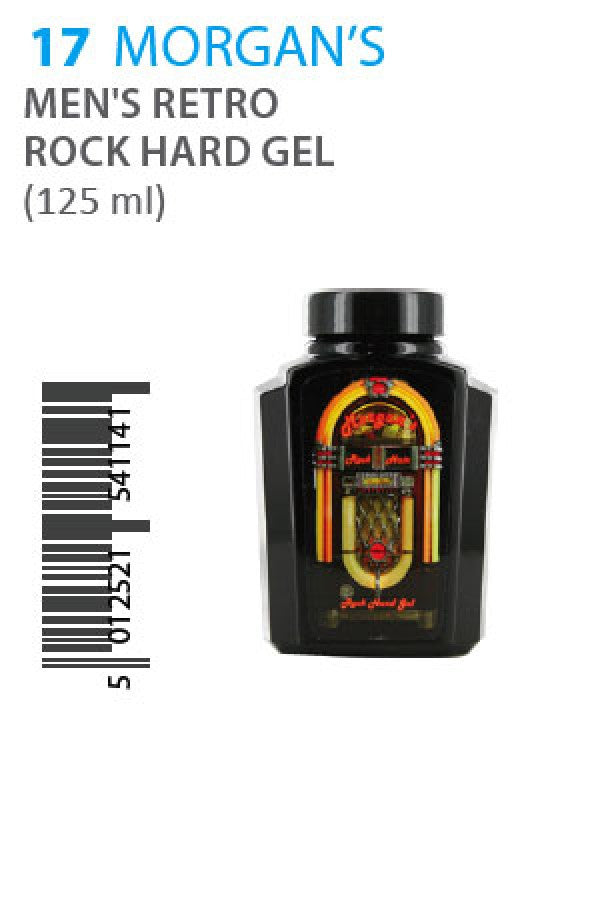 Morgan's-17 Men's Retro Rock Hard Gel 125ml