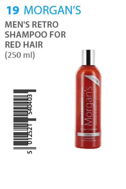 Morgan's-19 Men's Retro Shampoo for Red Hair 250ml