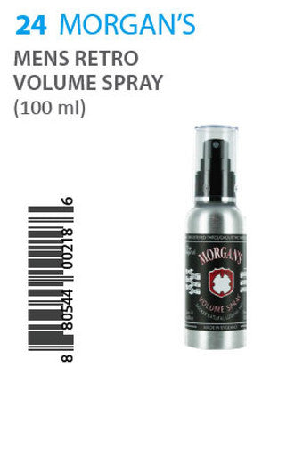 Morgan's-24 Men's Retro Volume Spray 100ml