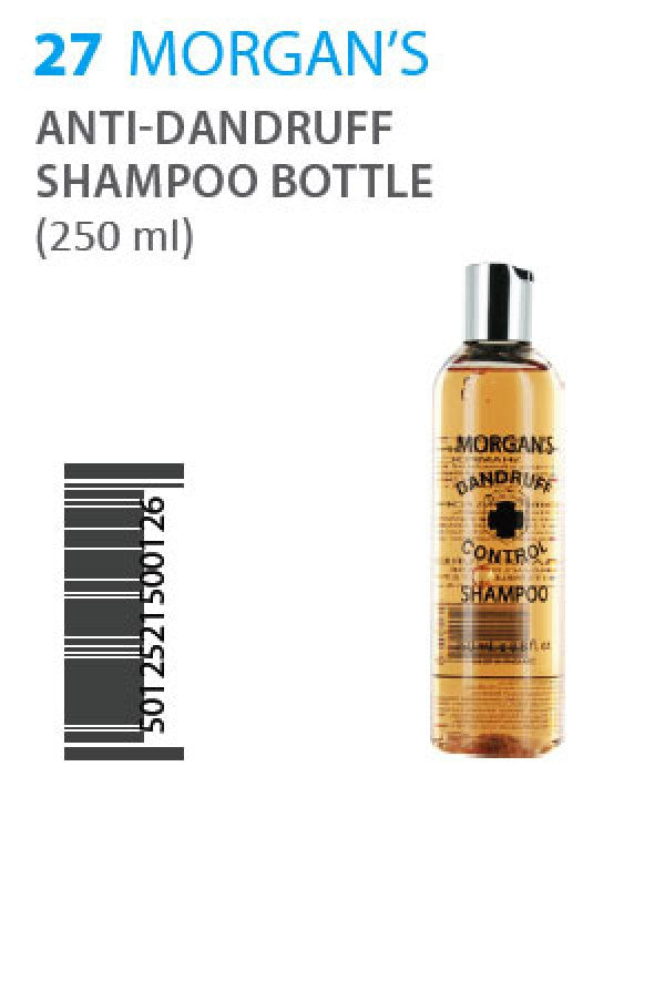 Morgan's-27 Anti-Dandruff Shampoo 250ml Bottle