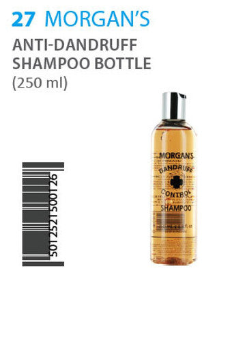 Morgan's-27 Anti-Dandruff Shampoo 250ml Bottle