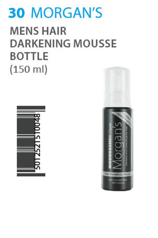 Morgan's-30 Hair Darkening Mousse 150ml Bottle