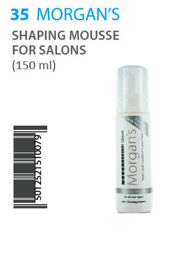 Morgan's-35 Shaping Mousse for Salons 150ml
