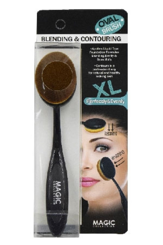Magic MT0003XL Oval Blending & Contour Brush-XL(12pc/ds)-ds