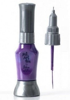 Nubar Art Pencil Nail Polish in Purple with Precision Applicator for Detailed Nail Art