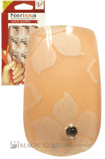 Nerissa- Hand-Made Air Brush Nails(NE024/12pcs) -pc