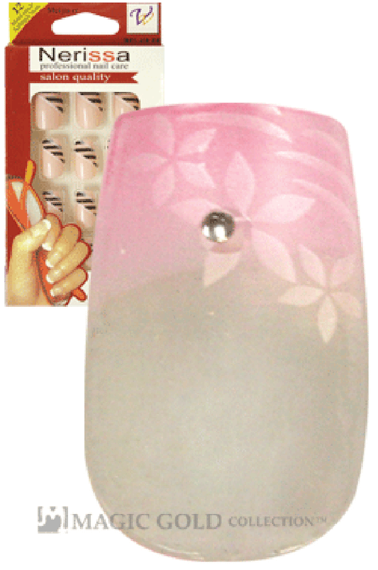 Nerissa- Hand-Made Air Brush Nails(NE029/12pcs) -pc