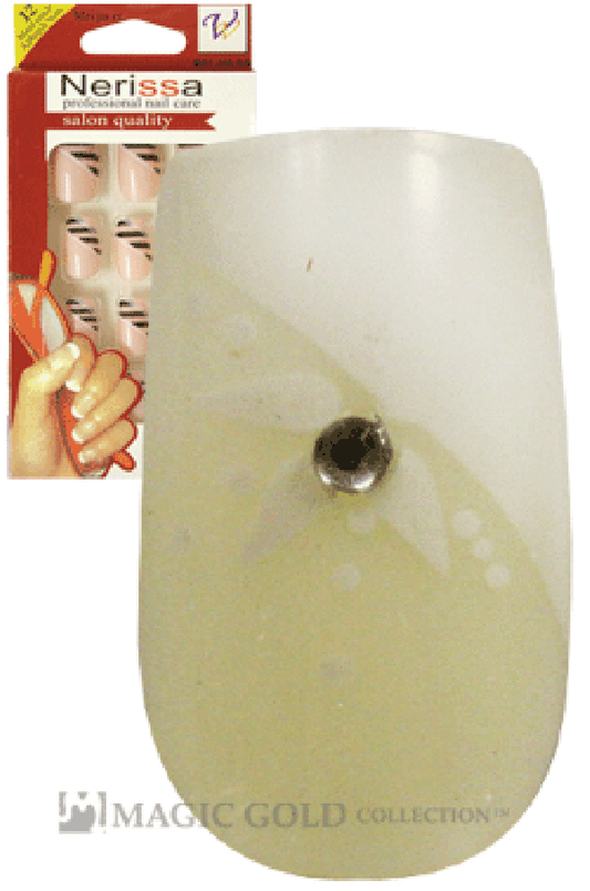 Nerissa- Hand-Made Air Brush Nails(NE035/12pcs) -pc