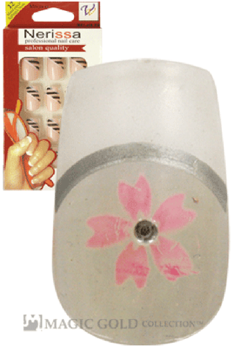 Nerissa- Hand-Made Air Brush Nails(NE047/12pcs) -pc