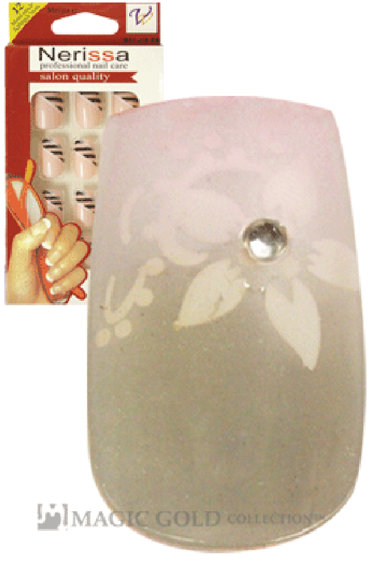 Nerissa- Hand-Made Air Brush Nails(NE051/12pcs) -pc