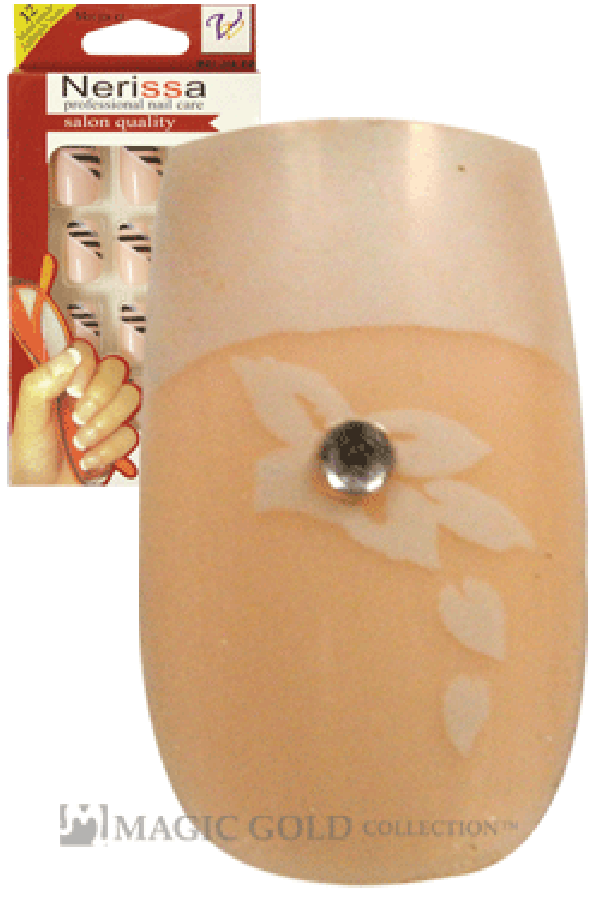 Nerissa- Hand-Made Air Brush Nails(NE054/12pcs) -pc