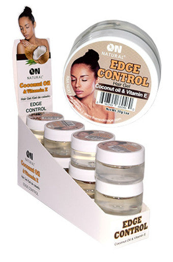 Nextimage-51 ON Edge Control Hair Gel-Coconut & Vit.E (1oz/12pc/ds)