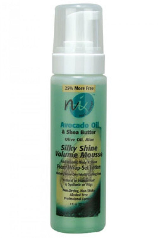 Nextimage-13 Avocado Oil & Shea Butter Silky Shine Volume Mousse (8oz)