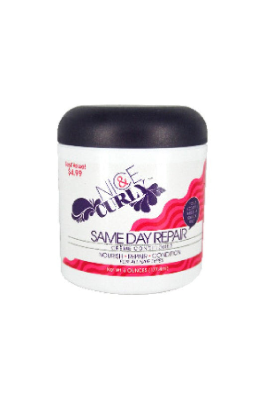 Nice & Curly-4 Same Day Repair Creme Conditioner (6oz)