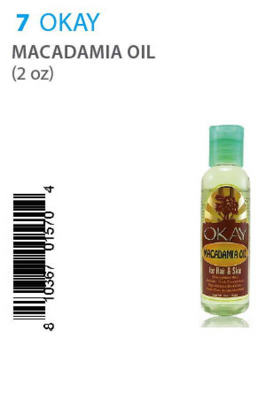 Okay-7 Macadamia Oil (2oz)