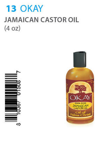 Okay-13 Jamaican Castor Oil (4oz)