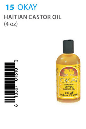 Okay-15 Haitian Castor Oil (4oz)